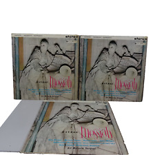 COLUMBIA SAX 2308-10 *BLUE/SILVER* HANDEL: MESSIAH* SERGEANT* 3 LPs VG+/VG+