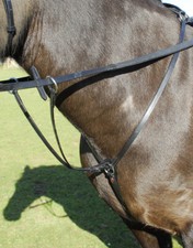 Windsor Leather Breastplate with Running Martingale | Black or Havana | 3 Sizes