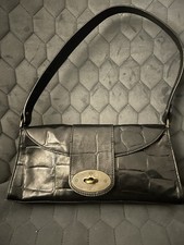 Mulberry Clutch Bag In Black Leather