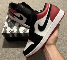 🚀 Air Jordan 1 Low SE 'Black Toe' (UK 10) - IB8971-106 🚀 FULL BOX, BRAND NEW🏆