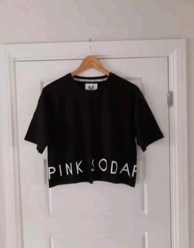 Pink soda black - pink, white