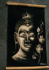 Hand painted Buddha on canvas