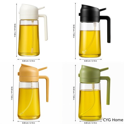 Glass oil sprayer - oil,