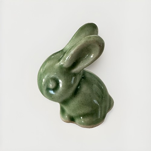 Bourne denby pottery rabbit - pottery,