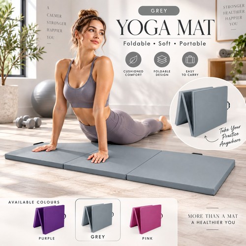 Folding exercise gym - folding, mat