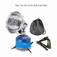 1-Mini Camping Gas Heater Rapid Heating Energy Heater Portable Tent Heater CJZV