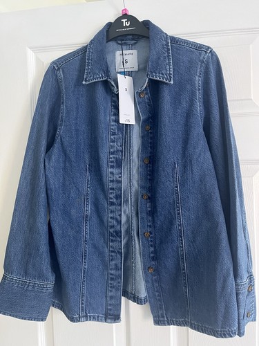 Denim shirt jacket ladies - denim,