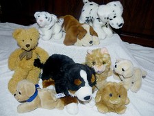 vintage Soft Plush Toy A&A Toys Cute Labrador Retriever Puppy Dog