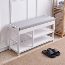 Shoe Bench Baskets Storage