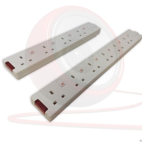 Permaplug 6 gang white - 6,