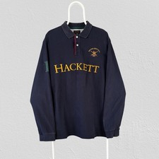 Hackett Navy Blue Rugby Polo