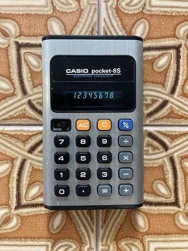 Vintage casio pocket led - vintage, pocket-8s