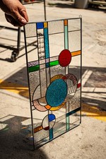 Stained glass abstract - stained,