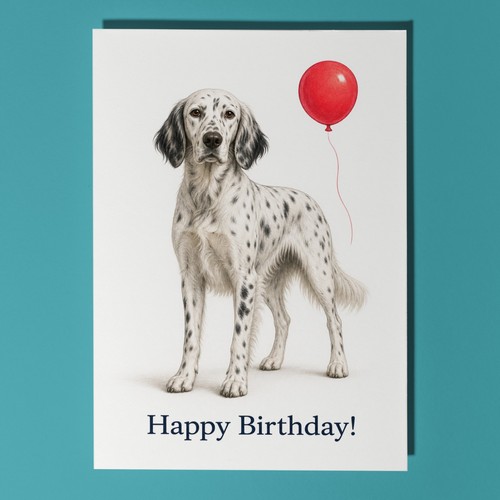 English setter personalised - english,