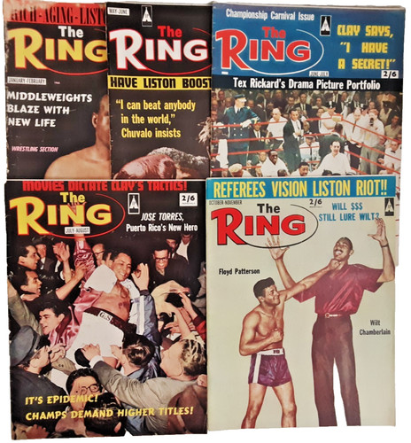The ring magazine vintage lot - ring,