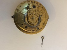 Vintage Fusee Pocket Watch Movement - Geo Graham London