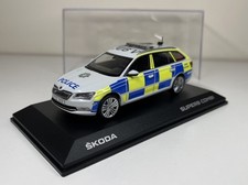 1:43 Skoda Superb Estate Combi PSNI Traffic Police Car Model Rare