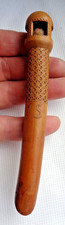 18TH CENTURY GEORGIAN TREEN APPLE CORER CHEESE SAMPLER DATED 1775 MAGIC BALL!