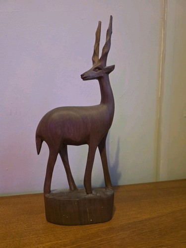 Vintage hand carved wooden - hand-carved,