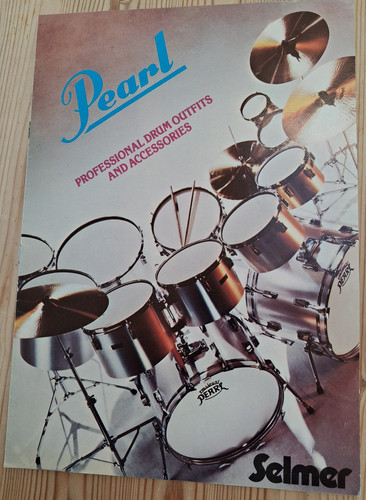 Vintage pearl drums catalogue - vintage,