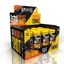 BBE Aug25 Warrior Rage Pre-Workout Energy Shot - (12x 60ml) - Energy