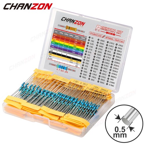 300pcs watt 1 - 300pcs, 1/4w