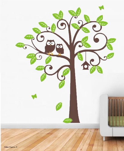 Bird owl tree jungle - owl,