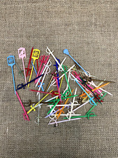 VINTAGE COCKTAIL STICKS JOB LOT BUNDLE - SWORDS CUTLASSES NOVELTY BAR