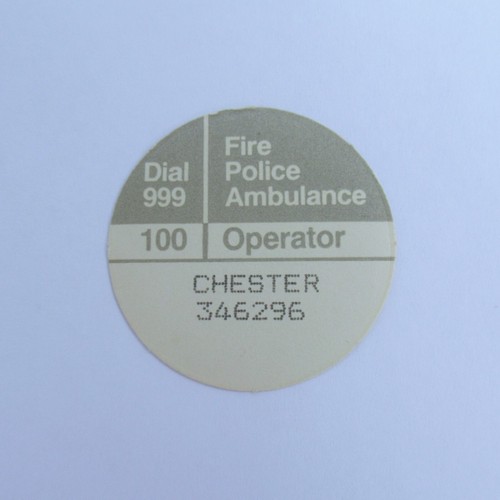 Vintage gpo dial number - vintage,