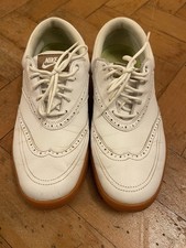 Nike Lunar Swingtip Lea White UK 7 Golf Shoes Great Condition