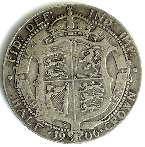 Edward vii half crown 1906 - crown,