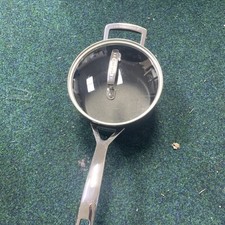 Le Creuset Toughened Non-Stick Saucepan with Lid & Helper Handle - 18cm Black