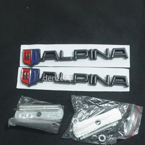 Black matte alpina metal - 2x,