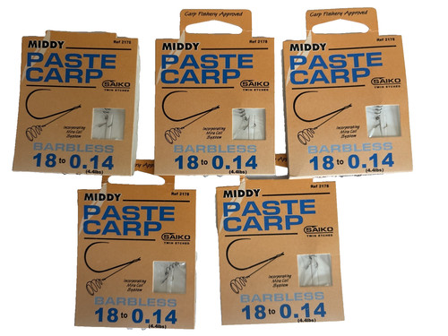 Middy paste carp barbless - middy,