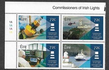 Ireland Commissioners  of Irish lights Boats lighthouses   mnh