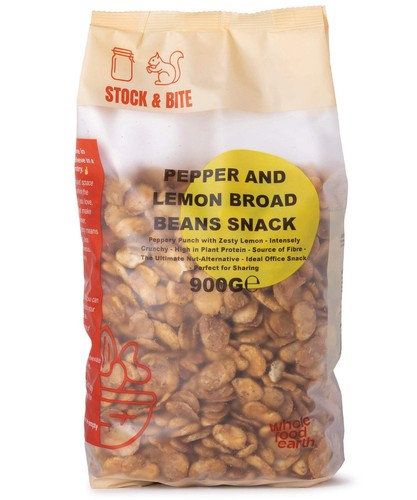 Pepper and lemon broad beans - pepper,