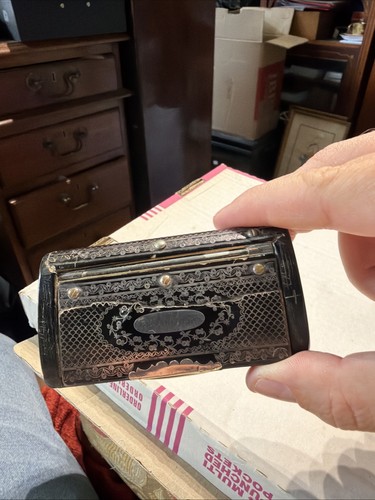 C19th snuff box silver - c19th,