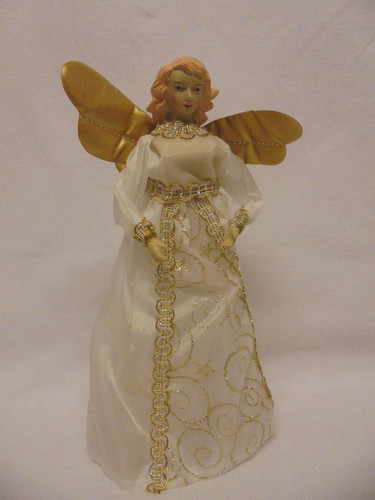 Vintage christmas tree fairy - christmas,