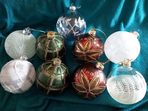 Beautiful glass christmas - glass,