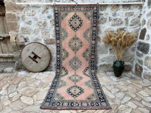 Vintage runner hand woven - vintage, hand-woven