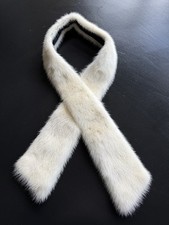 Vintage Cream Mink fur Scarf