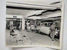 Service Bay & Cars & Garage c1960s Press Photo