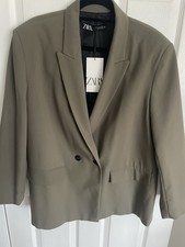 Bnwt Zara Khaki Double