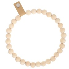 Wooden Bead Hand Towel Holder