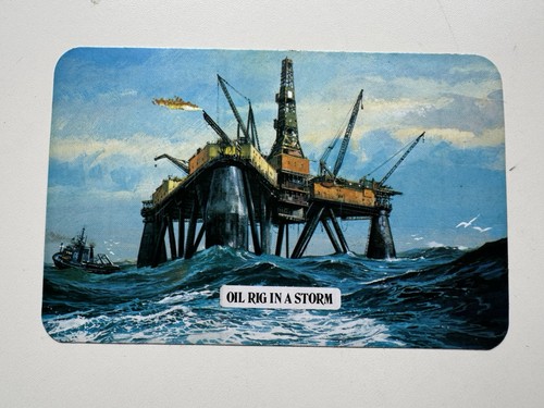 Vintage oil rig storm - in,