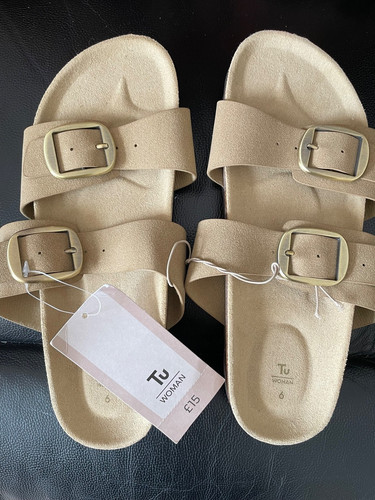 Ladies slip sandles - tu, size
