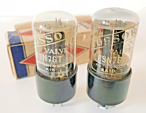 Cossor 6sn7gt black - cossor,
