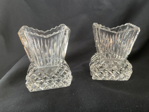 Cut glass thistle shape - x,