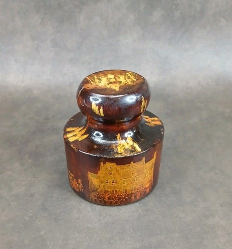 Vintage wooden pork pie - vintage,