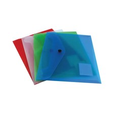 A5 PLASTIC POPPER WALLETS STUD